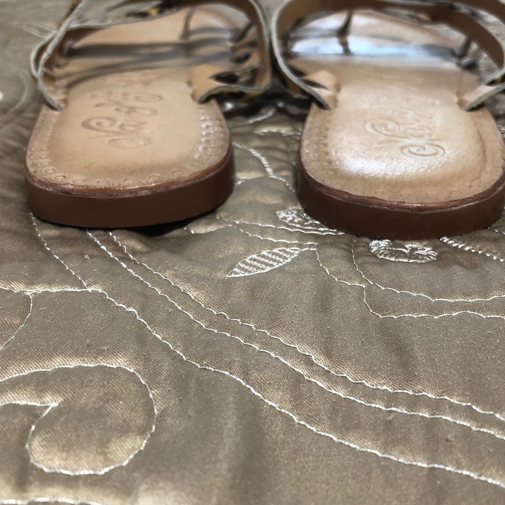 Naught Monkey Zooche Leopard Print Sandals - Picture 5 of 9